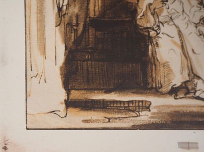 REMBRANDT (1606-1669)
Le philosophe, 1930
Lithographie...