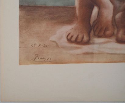 Pablo PICASSO (1881-1973)(d'après)
Deux nus,...