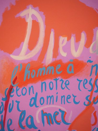 André LANSKOY (1903-1976)
Dieu dit
Lithographie...