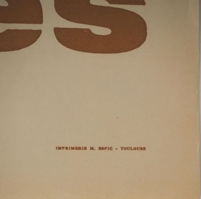 Pierre SOULAGES (1919 - 2022) 
Galerie Protée,...