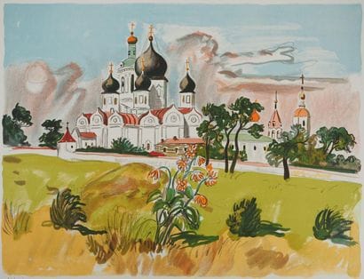 Yves BRAYER (1907-1990)
Eglise orthodoxe...