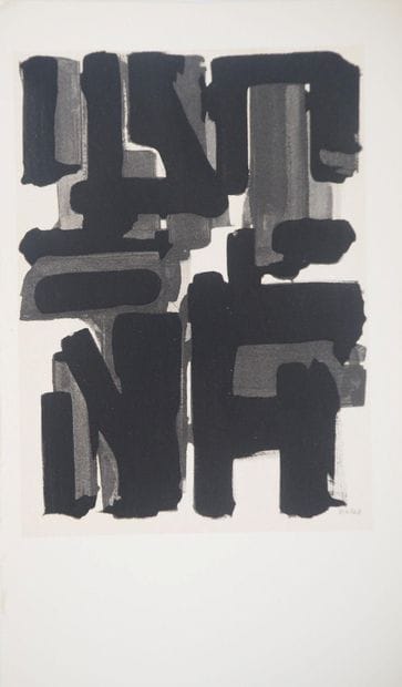 Pierre SOULAGES (1919-2022)
Gouache 9, 1957
Lithographie...