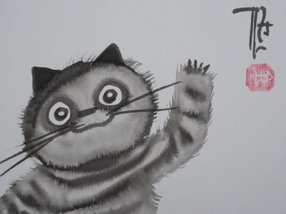Laszlo TIBAY (1962-)
La danse du chat, 2025
Dessin...