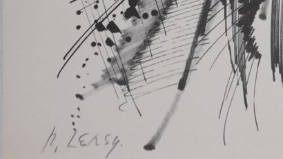 Roger LERSY (1920-2004) 
L'Evènement, Composition...
