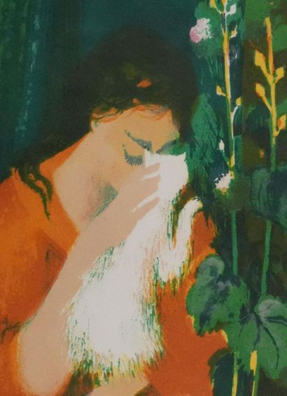 Paul COLLOMB (1921-2010)
Le chat blanc à...