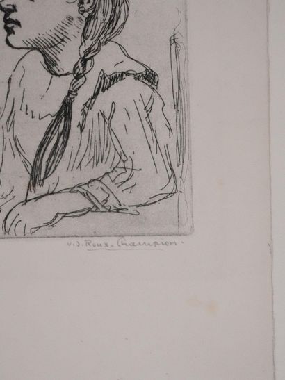 Joseph-Victor ROUX-CHAMPION (1871-1953) 
Jeune...