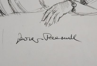 Georges PACOUIL (1903-1996)
Femme au chignon...