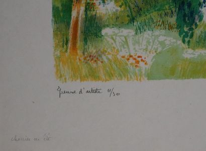 Paul COLLOMB (1921-2010)
Chemin en été
Lithographie...