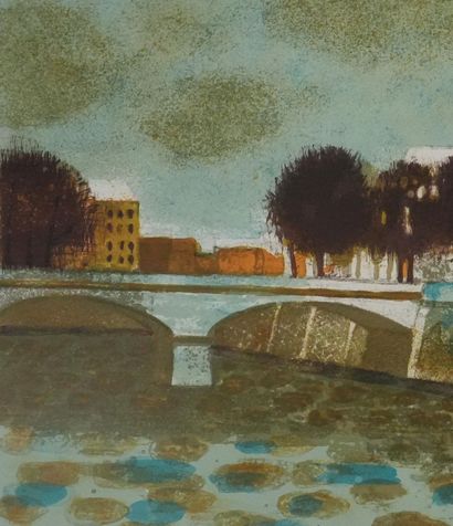 Yves GANNE (1931-2019)
La flèche de Notre-Dame...