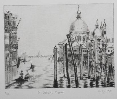 Camille COMBE (1911-2005)
Le Grand Canal...