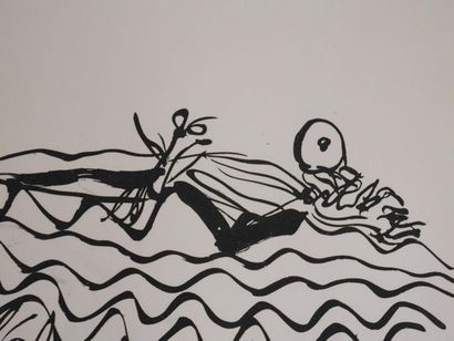 Gérard GAROUSTE (1946)
Abstraction poétique,...