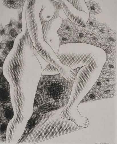 Kiyoshi HASEGAWA (1891-1981) 
Les spectateurs...