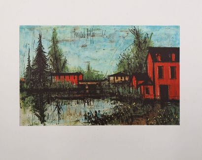 Bernard BUFFET (1928-1999)
Pont sur la Sarthe,...