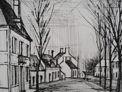 Bernard BUFFET (1928-1999)
L'allée à Saint-Julien,...