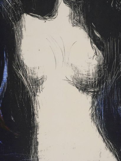Edvard Munch (1863-1944) (d'après)
La Madone
Lithographie
Signée...