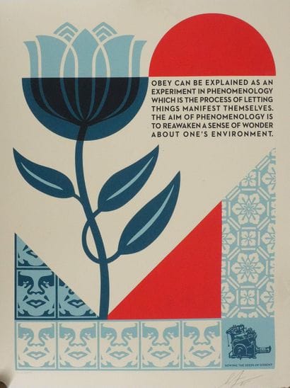 Shepard FAIREY (1970-)
Phenomenology in Bloom,...
