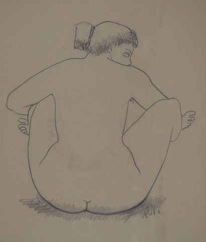 Antoniucci VOLTI (1915-1989)
Nu de dos
Dessin...