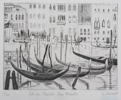 Camille COMBE (1911-2005)
Près du Pontile...