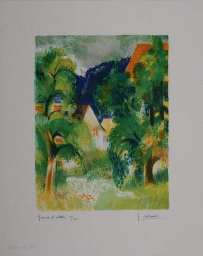 Paul COLLOMB (1921-2010)
Chemin en été
Lithographie...