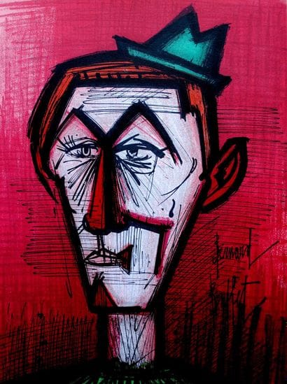 Bernard BUFFET (1928-1999)
Le clown rouge,...