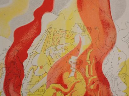 Abraham RATTNER (1893-1978)
Le feu purificateur,...