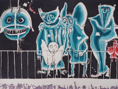Mordecaï MOREH (1937-)
Comedia dell'Arte
Gravure...