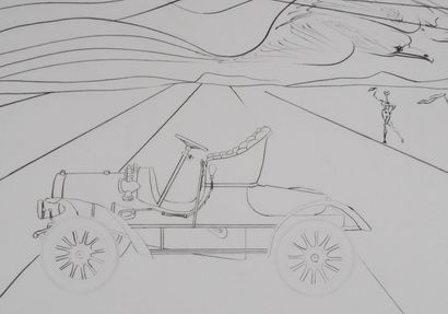 Salvador DALI (1904-1989)
Hommage à Léonard...