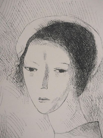 Marie LAURENCIN (1883-1956)
Tête de jeune...