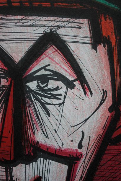 Bernard BUFFET (1928-1999)
Le clown rouge,...