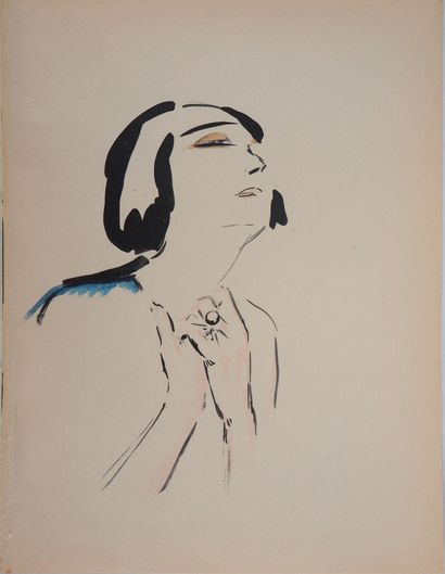 Kees VAN DONGEN (1877-1968)
Prière, 1925
Lithographie...
