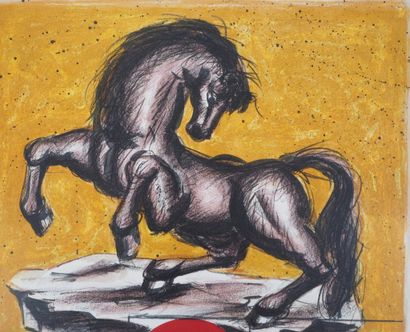 Franz PRIKING (1929-1979)
Cheval Fantastique...