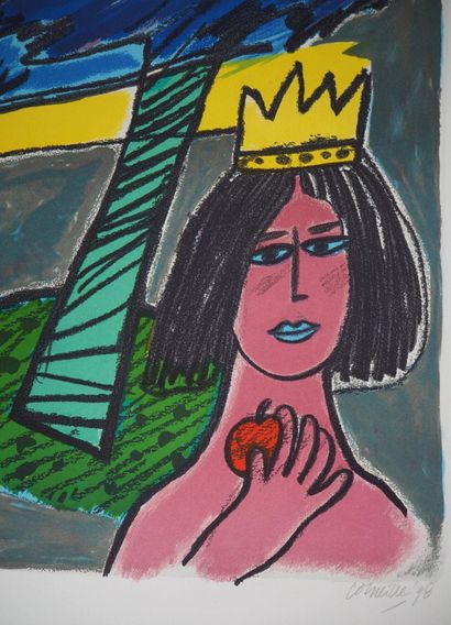 Guillaume CORNEILLE (1922-2010)
La reine...
