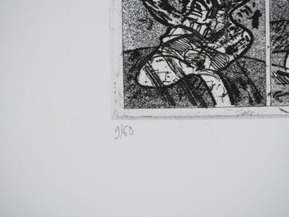 Alfonso BONIFACIO (1933-2011)
Noirceur surréaliste,1976
Gravure...