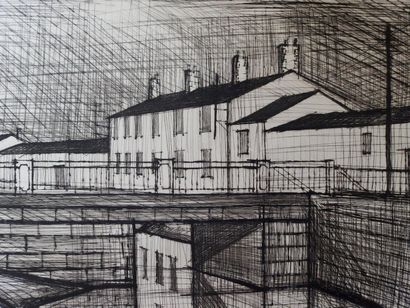 Bernard BUFFET (1928-1999)
Le canal : L'écluse,...