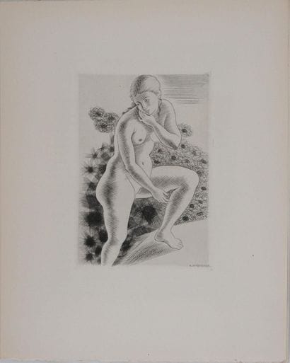 Kiyoshi HASEGAWA (1891-1981) 
Les spectateurs...