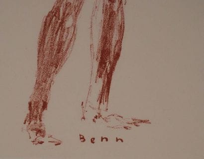 Benn (1905-1989)
Nu féminin s'étirant, 1948
Lithographie...