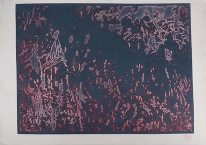 Mark TOBEY (1890-1976)
Désert nocturne, 1974
Gravure...