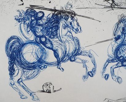 Salvador DALI (1904 - 1989)
Les cavaliers...