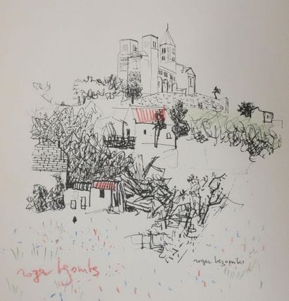 Roger BEZOMBES (1913-1994)
La route de Saint-Nectaire...