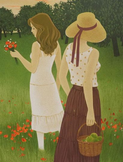 Yves GANNE (1931-2019)
La cueillette des...