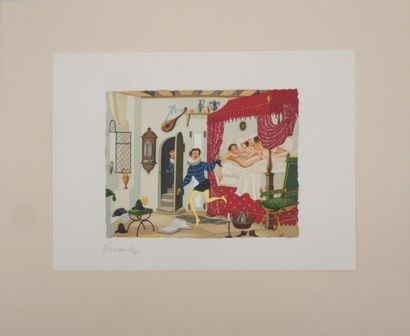 Henry LEMARIE (1911-1991)
Joconde
Gravure...