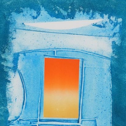 Henri BAVIERA (1934-)
Soleil sur fond bleu,...