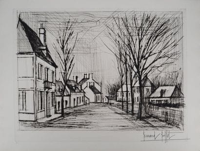 Bernard BUFFET (1928-1999)
L'allée à Saint-Julien,...