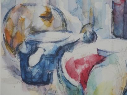 Paul CEZANNE (1839-1906) (d'après) 
Nature...