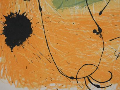 Joan MIRO (1893-1983)
Le lézard aux plumes,...