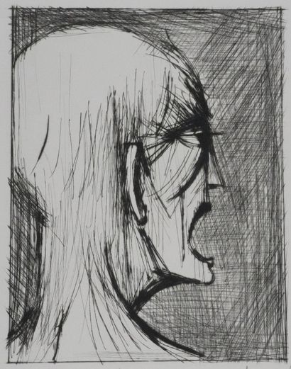 Bernard BUFFET (1928-1999)
Damné ricanant...