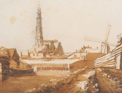 Johannes VERMEER (1632-1675)
L'église de...