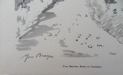 Yves BRAYER (1907-1990)
Route en Camargue,...