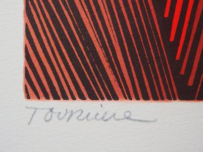 TOURIERE (XXème siècle)
Harmonie rayée
Lithographie...