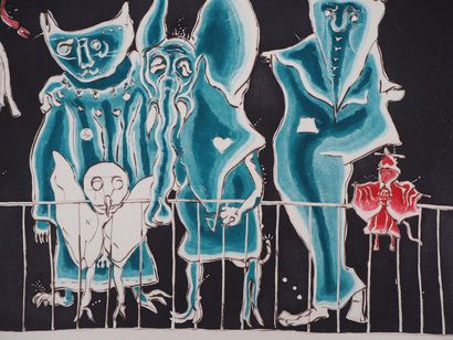 Mordecaï MOREH (1937-)
Comedia dell'Arte
Gravure...